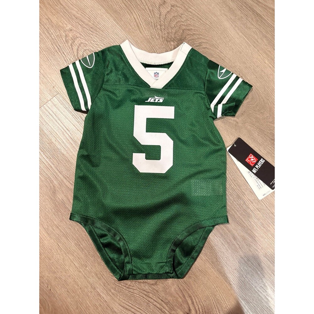 NFL NY Jets Jersey Onesie NWT 18 Months Zach Wilson #5